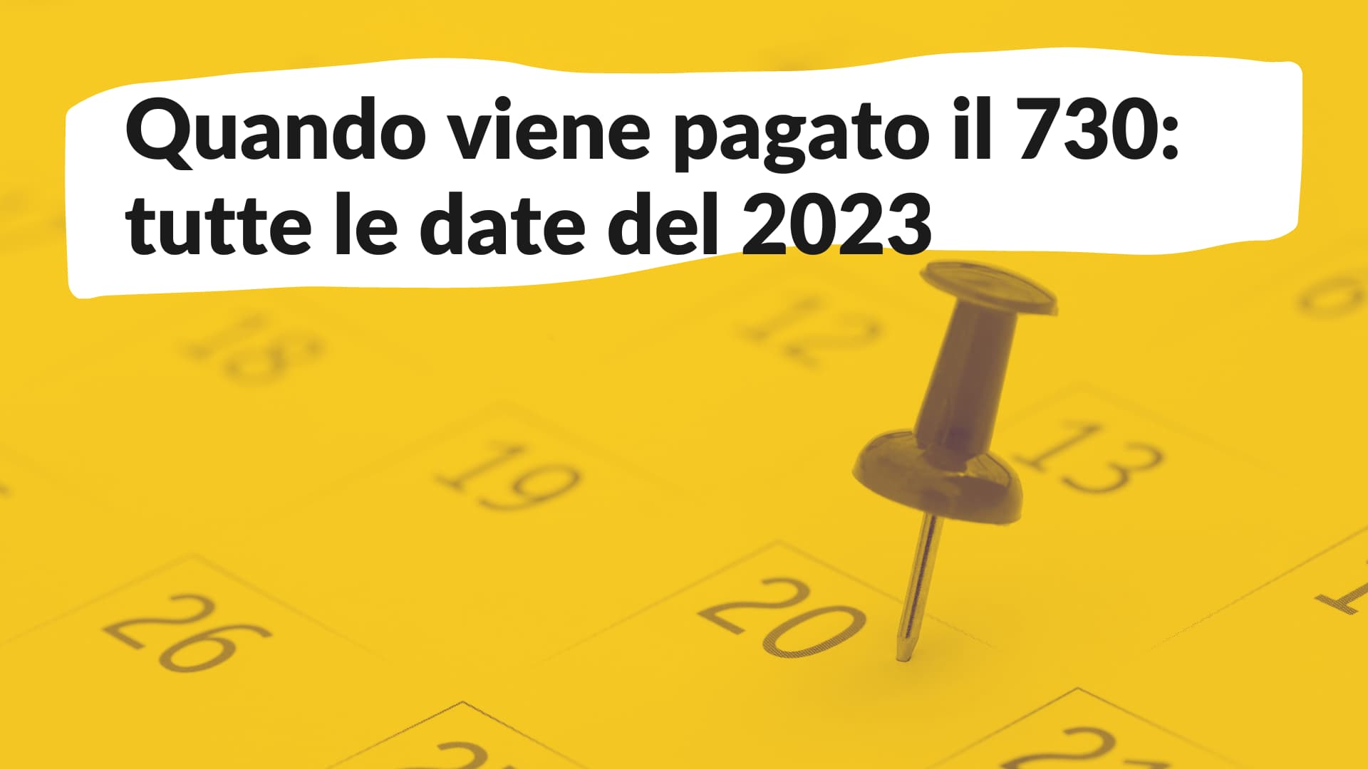 Quando viene pagato il 730: tutte le date del 2023
